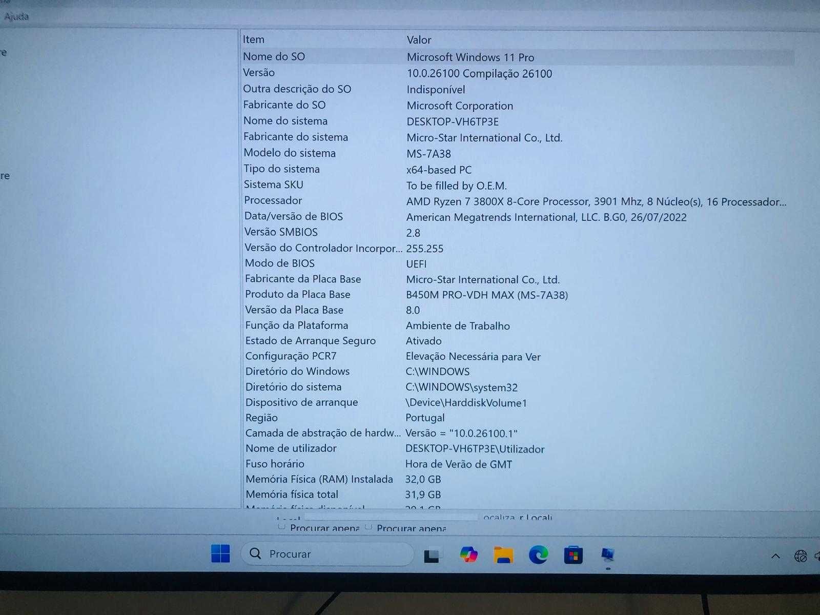 Computador Gaming AMD Ryzen 7 3800X 8-Core_RTX MSI 3060 8GB _RAM 32GB