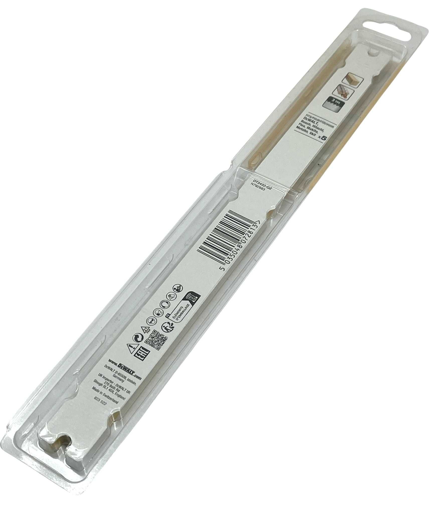 Brzeszczot PIŁY SZABLASTEJ 305MM do drewna 5szt. DT2432