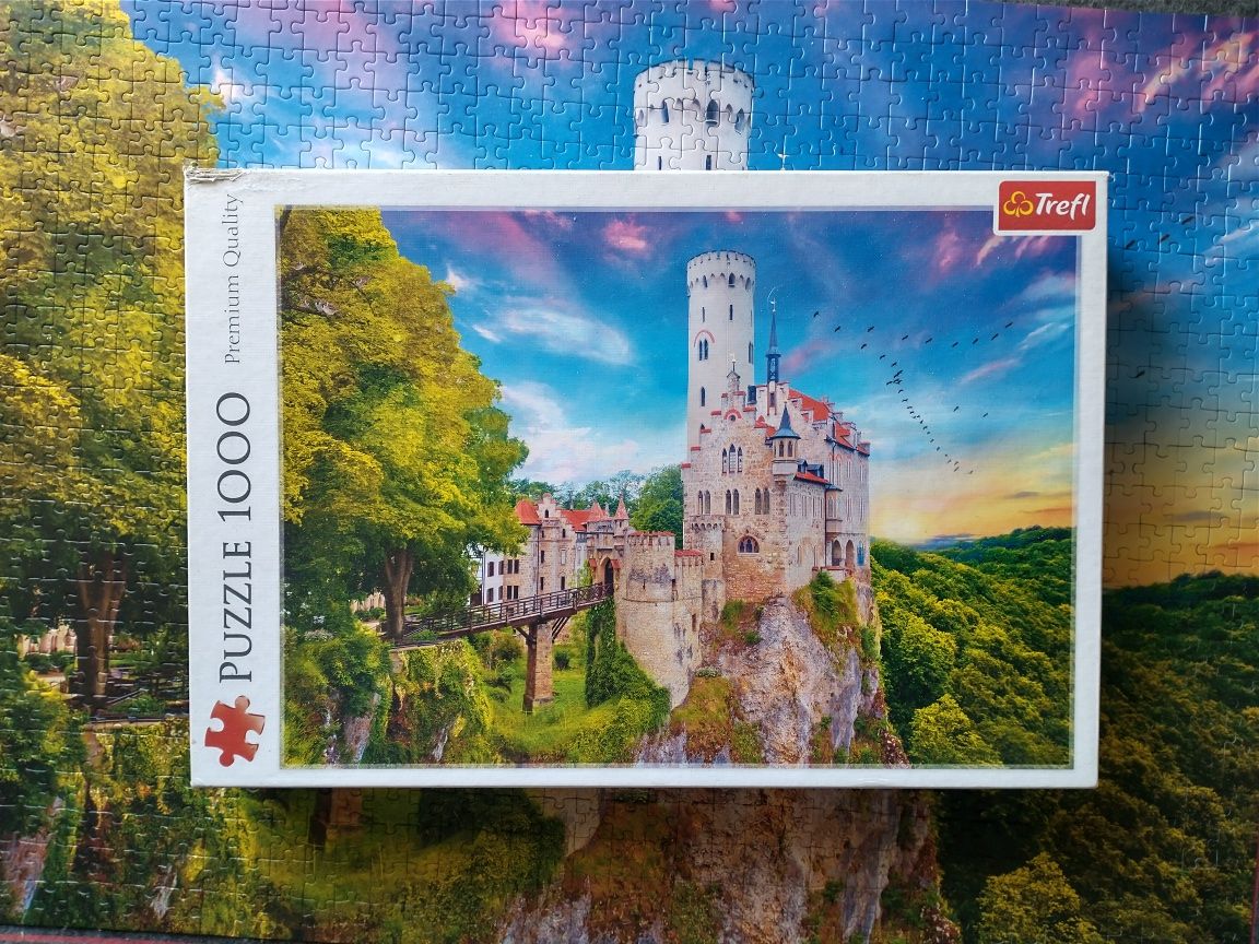 Puzzle Trefl 1000 elementów Zamek Lichtenstein