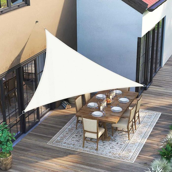 Toldo Vela Sombreamento Jardim/Terraço — Proteção UV, Várias Medidas