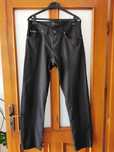 Czarne spodnie męskie, Vankel jeans, L:32