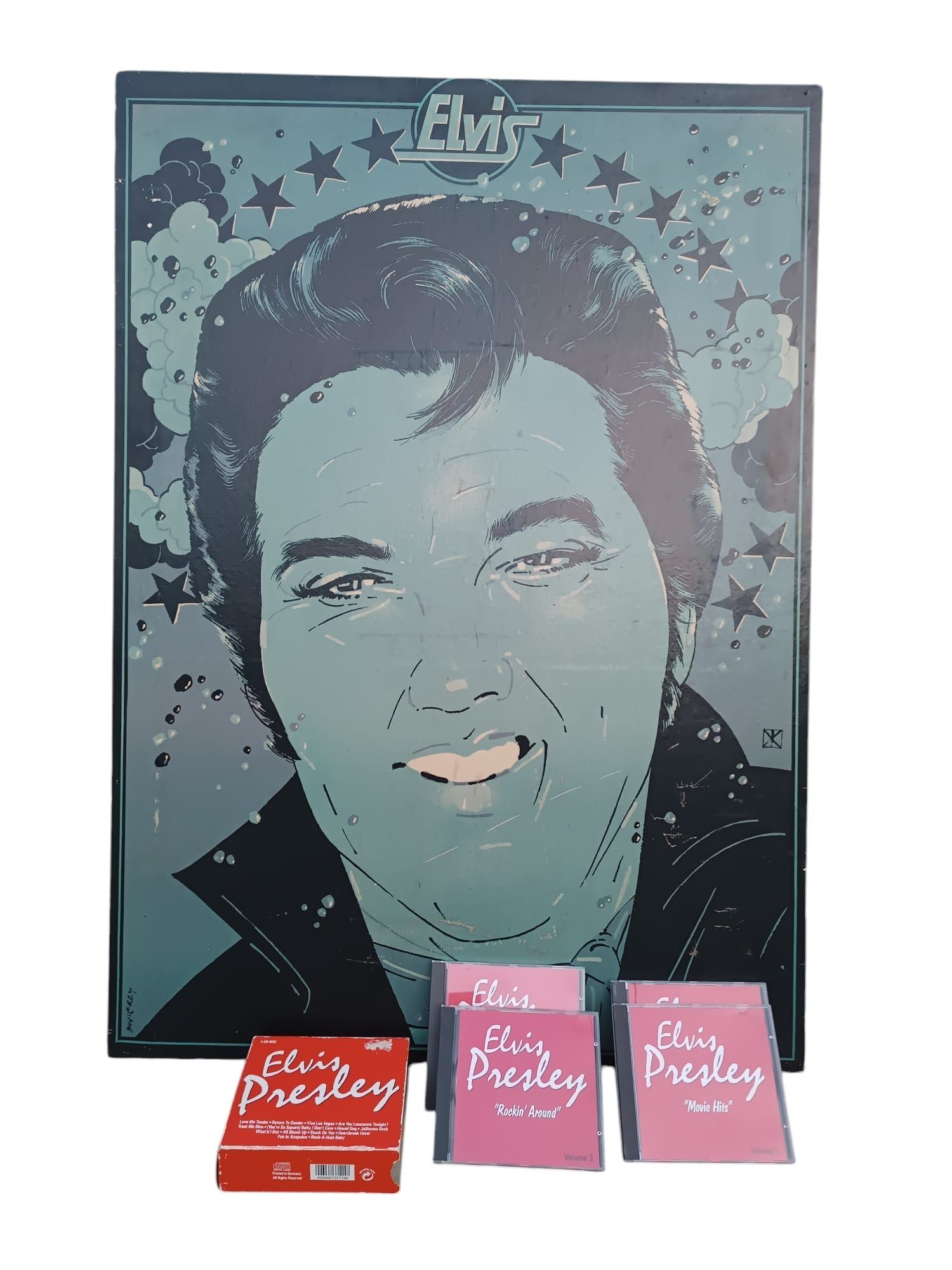 Plakat ELVIS PRESLEY + 4 płyty CD