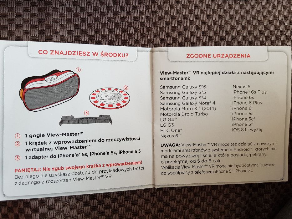 VIEW MASTER - wirtualna rzeczywistość zestaw dla dzieci