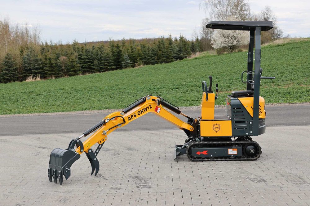 Minikoparka APS OKW12 z ramieniem skrętnym 1t  KOOP KD192 NOWA 2025