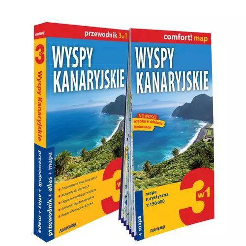 Wyspy Kanaryjskie 3w1 przewodnik + atlas + mapa. ExpressMap