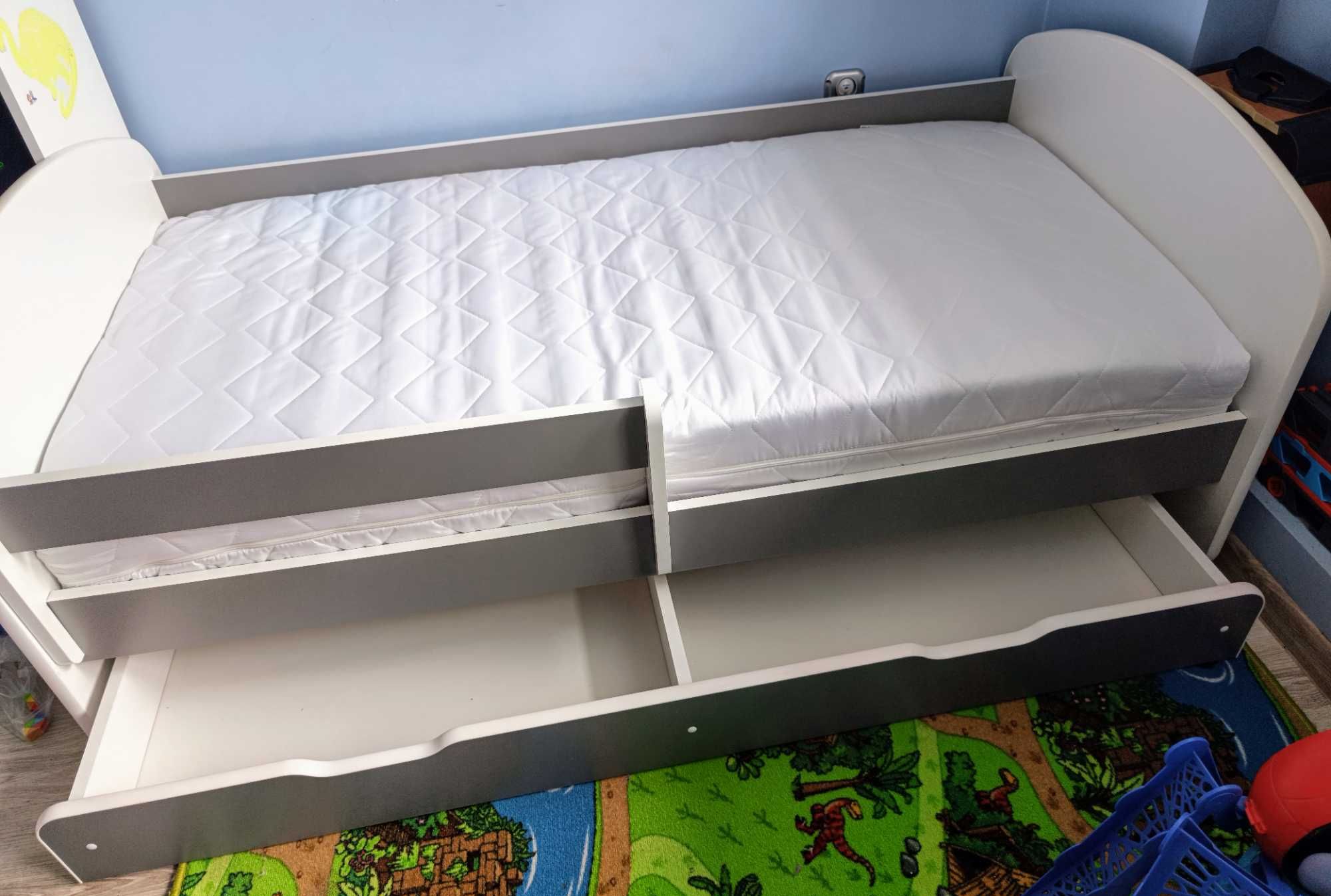 Łóżko młodzieżowe 160x80+ materac i dodatki