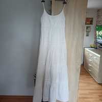 Sprzedam biała sukienkę rozmiar 38