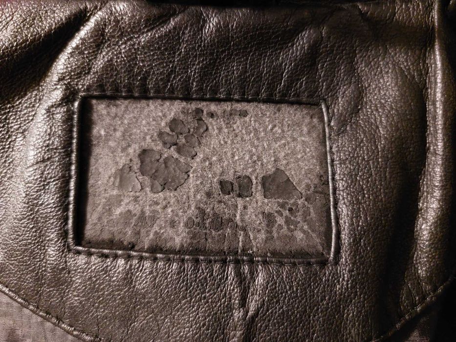 Czarna kurtka skórzana na zamek, męska, Angelo Litrico, dla C & A, XL