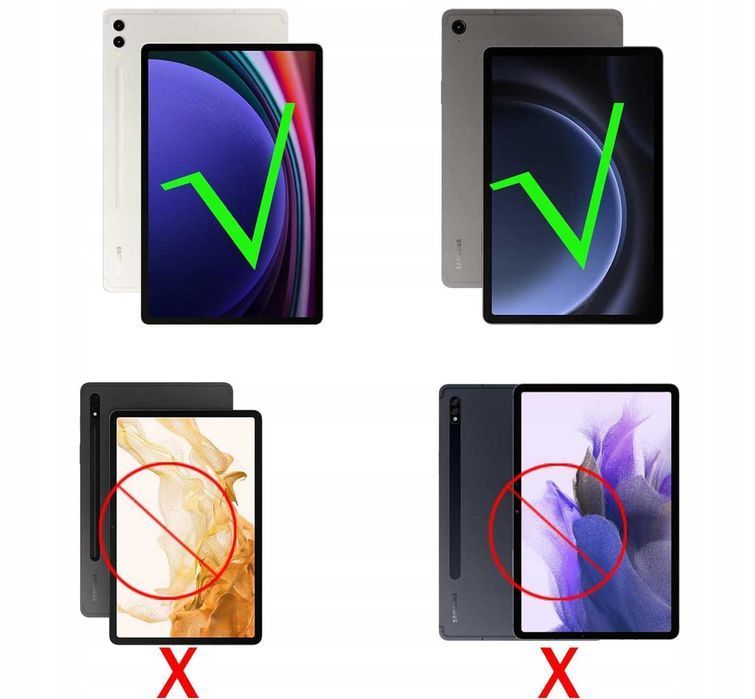ROOFEI etui klawiatura touchpad Samsung Galaxy Tab S9 FE+ S10+ 12,4''