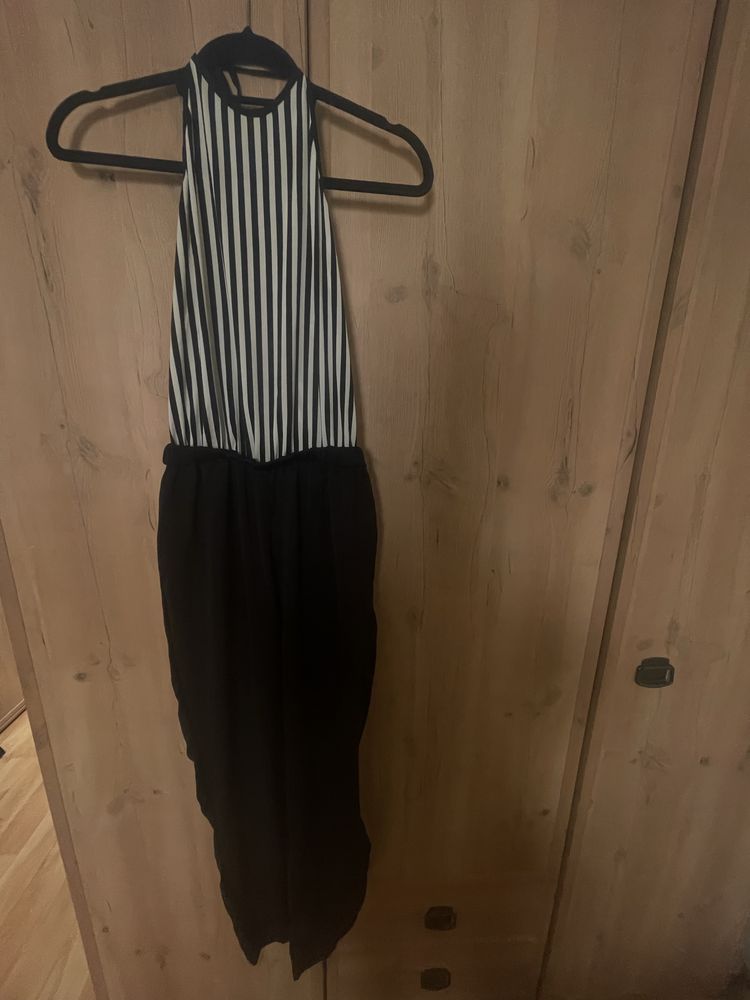 Kombinezon elegancki rozciecia odkryte plecy zara xs