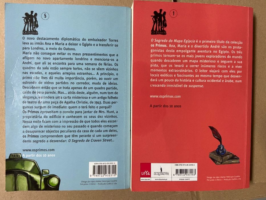Os primos, Mafalda Moutinho - Vários títulos