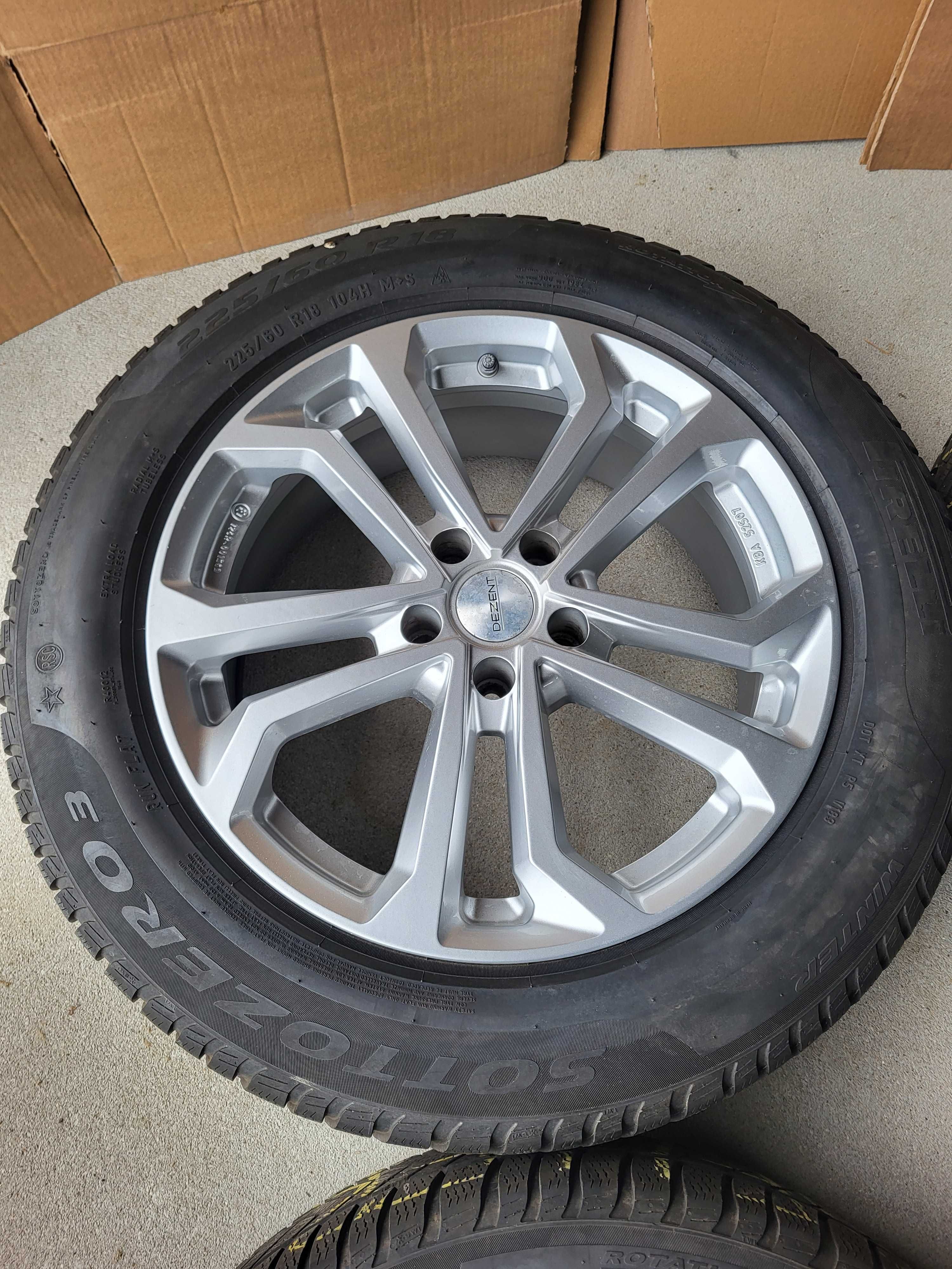 [K268] Koła zimowe BMW 18 Cali 5x112 Pirelli 225/60/18 7mm X3  ! ! !
