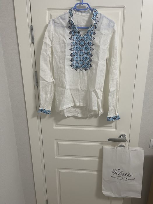 Лляна вишиванка Voloshka, нова, чоловіча, розмір L–XL