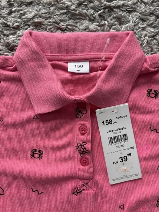 4f RESERVED Koszulka polo i bluzka NOWE Z METKĄ Rozmiar 158