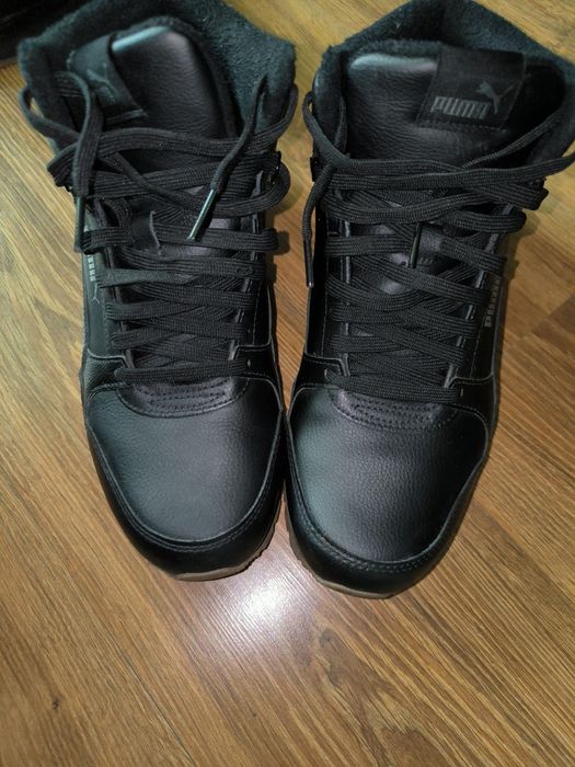 Buty do kostki Puma 42.5 czarne skóra