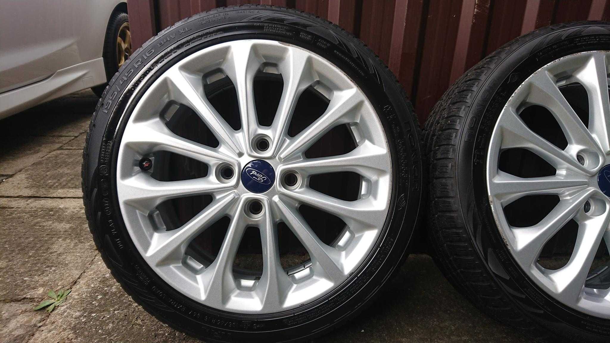 Koła Ford rozstaw 4x108 16" 6,5J ET 47,5 + opony zimowe Nokian