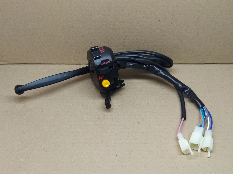 Блоки кнопок руля мопеда Альфа Дельта правый, левый с подсосом +рычаги