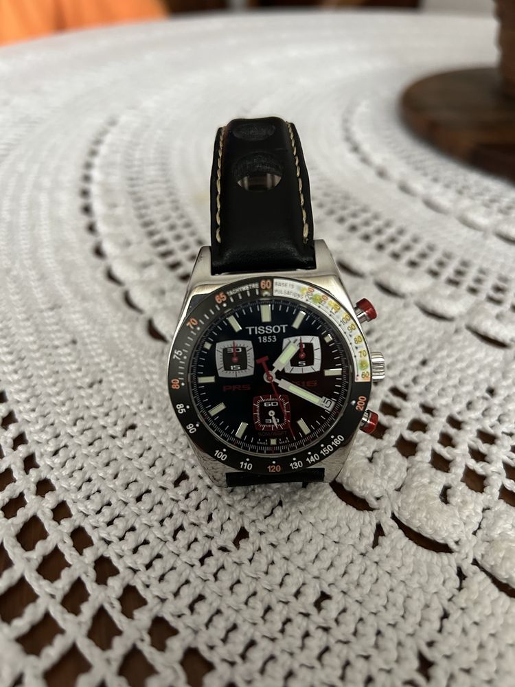 Tissot PRS 516 cronografo com caixa e manuais