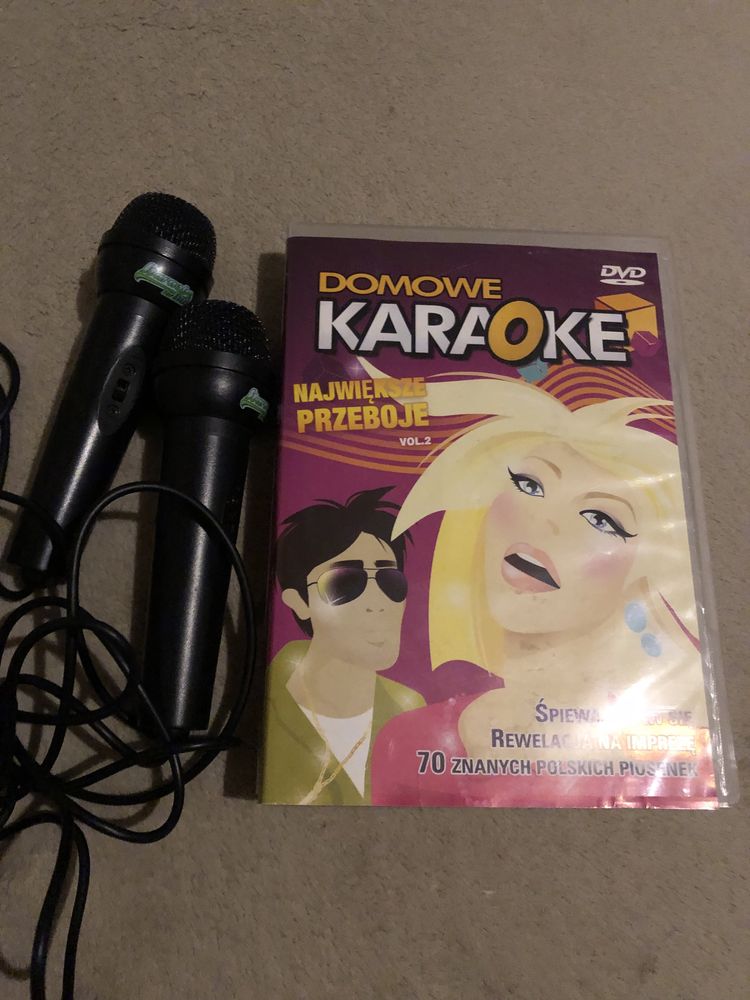 Domowe karaoke 2 mikrofony