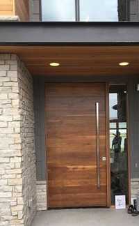 Drewniane drzwi do domu możliwy montaż dowóz GRATIS