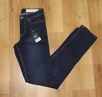 spodnie jeansy 36 s levis niebieskie 34 xs rurki