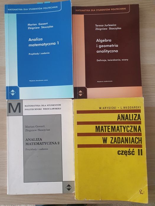 Analiza matematyczna, Algebra Skoczylas, Krysicki, Włodarski