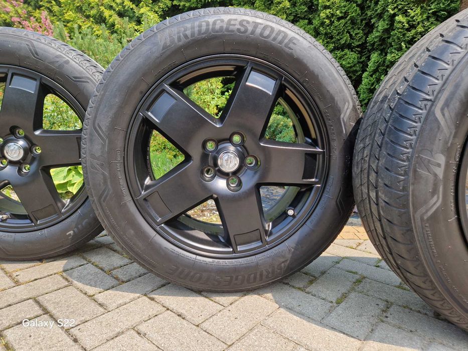 Koła letnie felgi aluminiowe chrysler   300c 18" czarne oryginalne