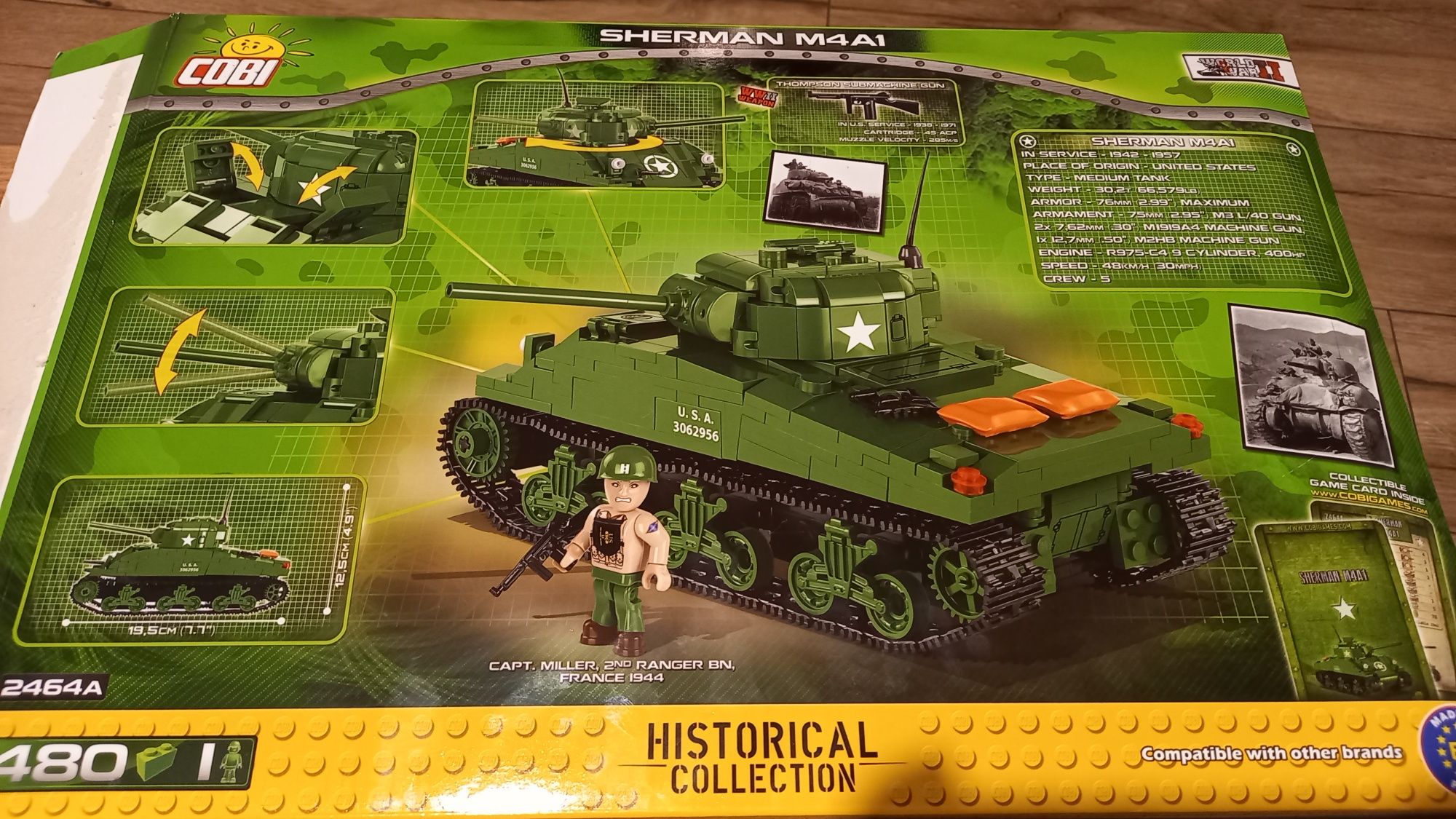 Czołg Cobi 2464 A Mała Armia Sherman M4A1