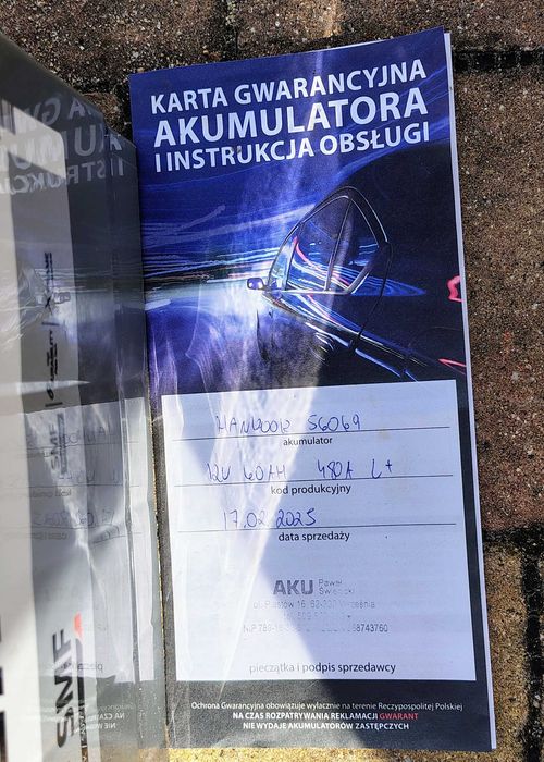 AKUMULATOR HANKOOK 12V 60AH 480A L+ Nowy na Gwarancja-Karwica