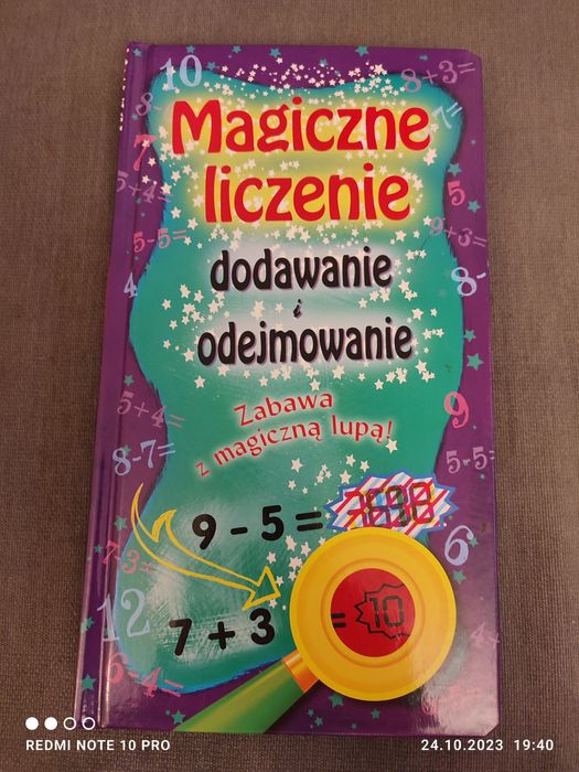 Magiczne liczenie. Dodawanie i odejmowanie. Zabawa z magiczną lupą