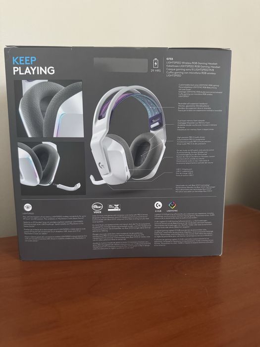 Навушники з мікрофоном Logitech G733 Lightspeed Wireless RGB WHITE