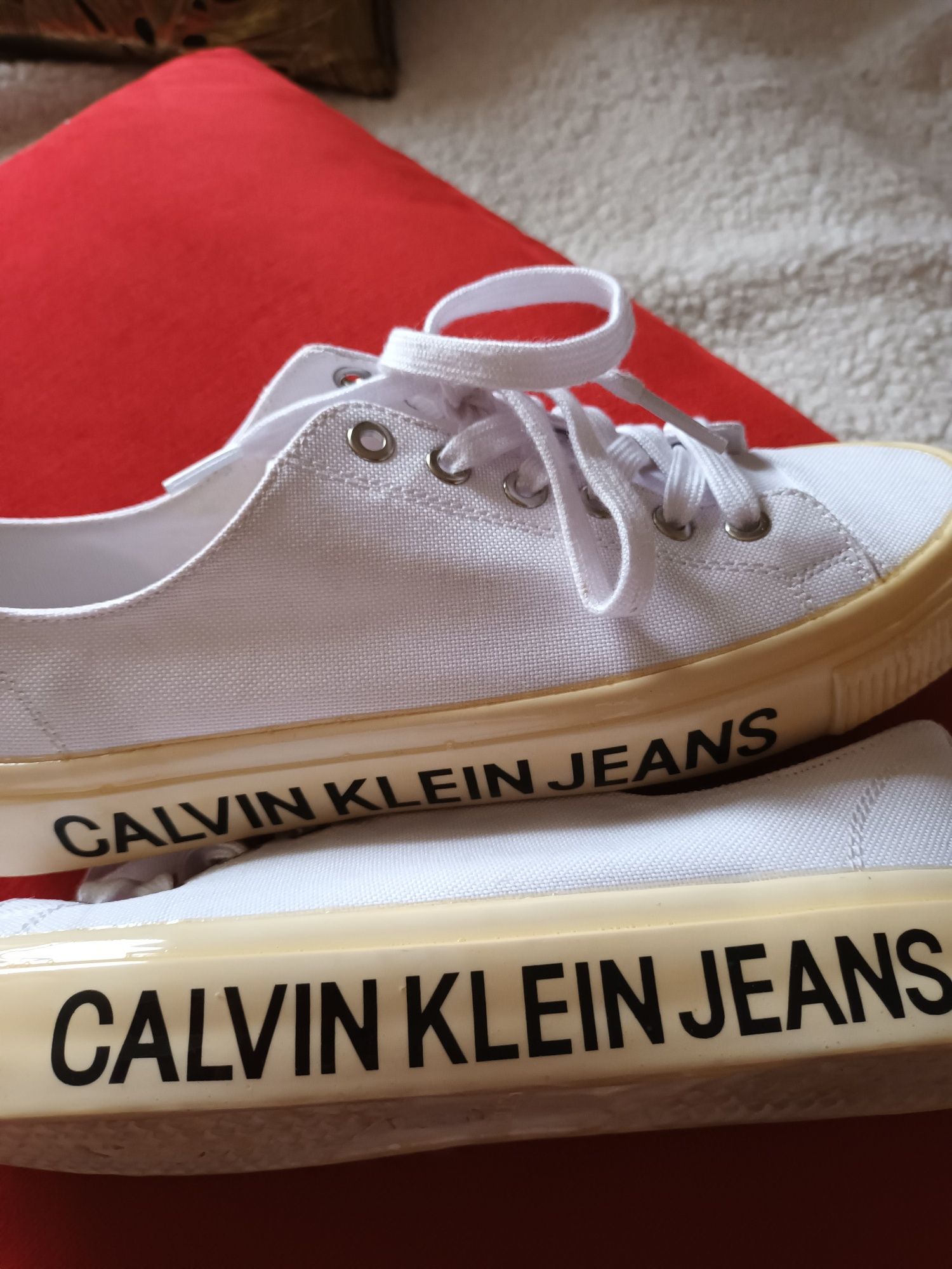 Trampki białe Calvin Klein Jeans