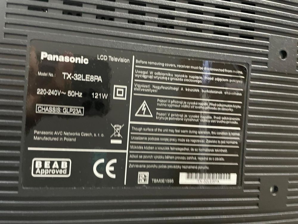 Telewizor Panasonic bardzo dobry stan+ dekoder dvbt2