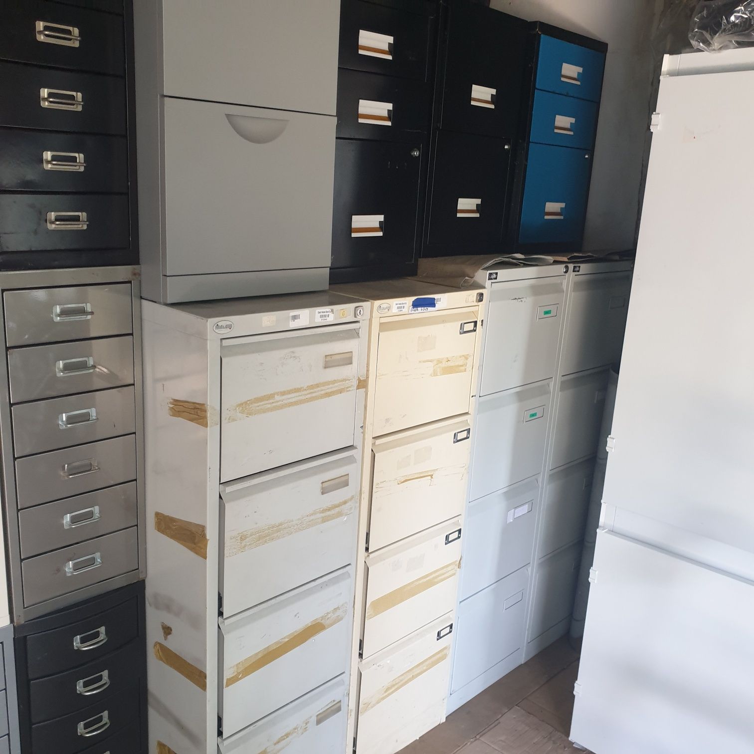Bisley Szafa archiwum kartoteka szafka metalowa narzędziowa szufladowa