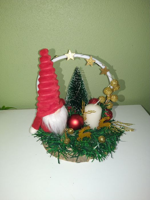 Centro de mesa para o natal