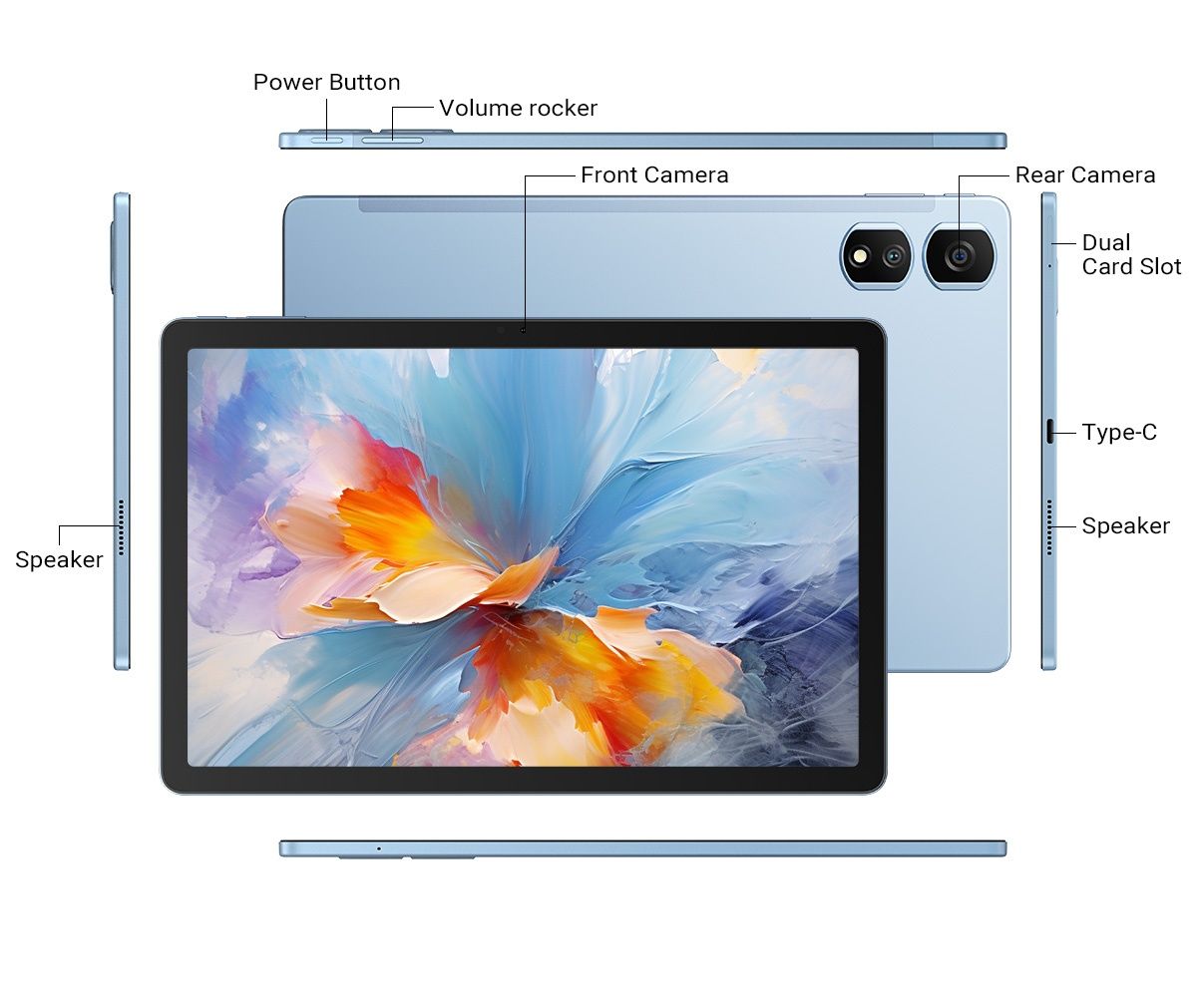 Blackview Tab 16 Pro 8\256 Grey 4G LTE планшети