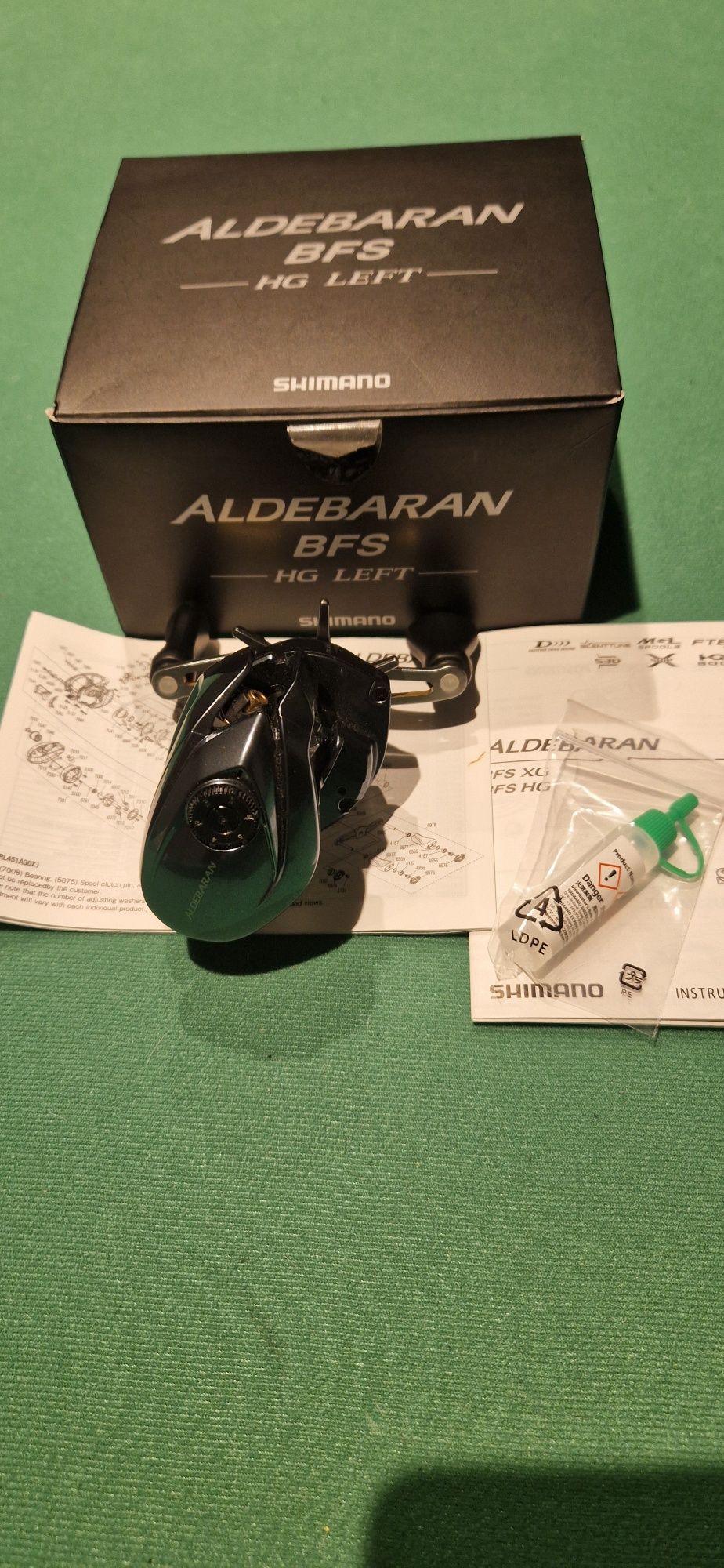 Multiplikator shimano aldebaran bfs new model 22, stan idealny jak now