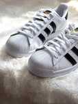 White Black\Superstar\adidas\nowy UnisexTrampki.42