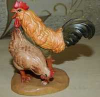 фигурка статуэтка фирма G.COMPLOJ-SOPLASES дерево Италия курица петух