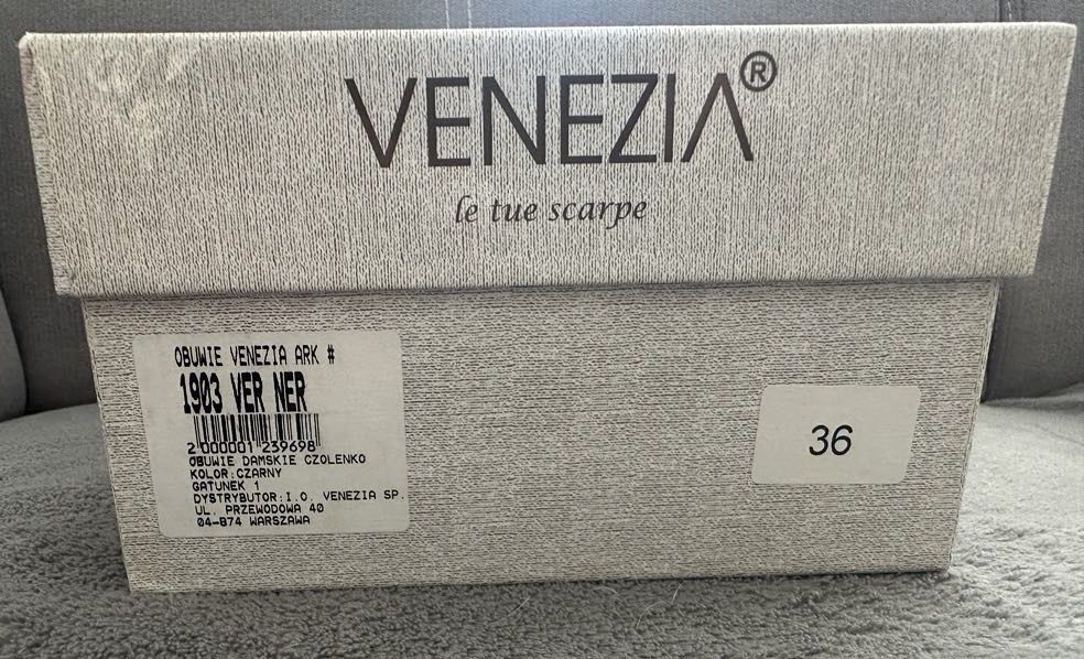 Szpilki czarne  VENEZIA