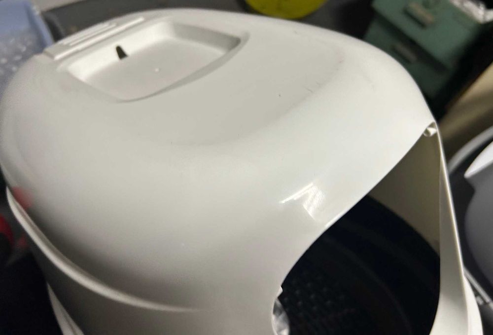 OUTLET Kuweta Kryta Przesiewowa z Sitkiem Dla Kota PRETTY LUXO Beżowa