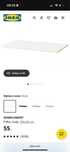 Komplement pax ikea 100x58cm pułki