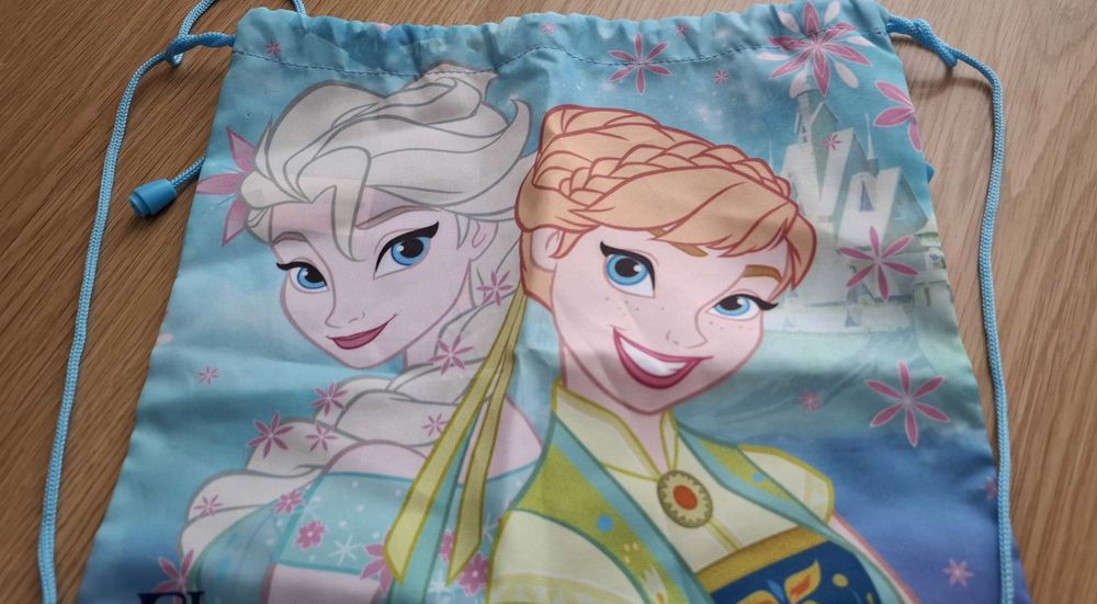 Saco Mochila com corda da Frozen (Novo)