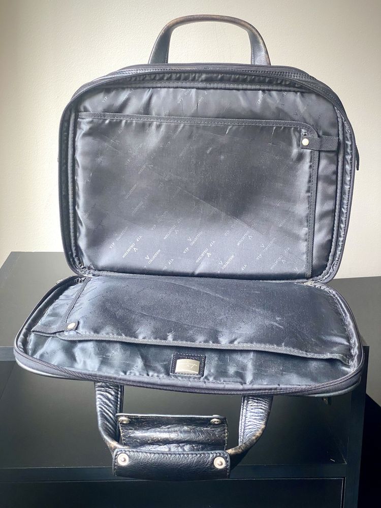 Duza Torba Teczka Elegancka Vip Collection Skora Laptop Jak Nowa