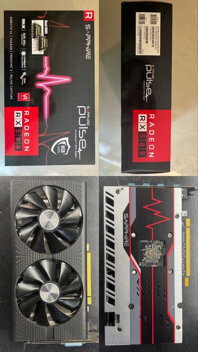 Продам видеокарты Sapphire RX 580 8GB