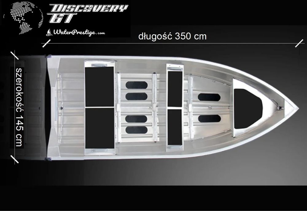 Łódź aluminiowa wędkarska Discovery GT