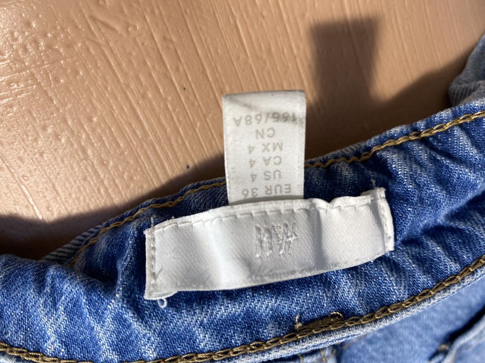 Krótkie spodenki damskie jeansowe H&M rozmiar S (36)