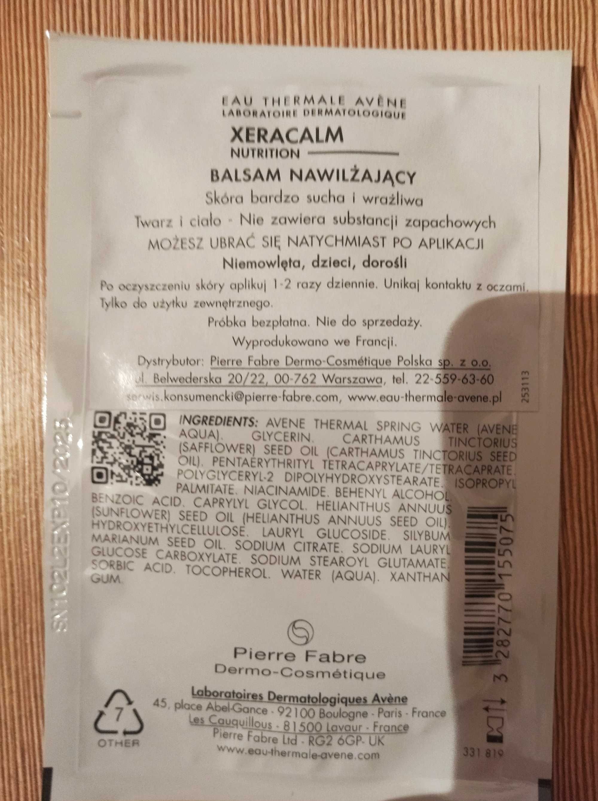 Avene XERACALM NUTRITION
Balsam nawilżający 100 ml