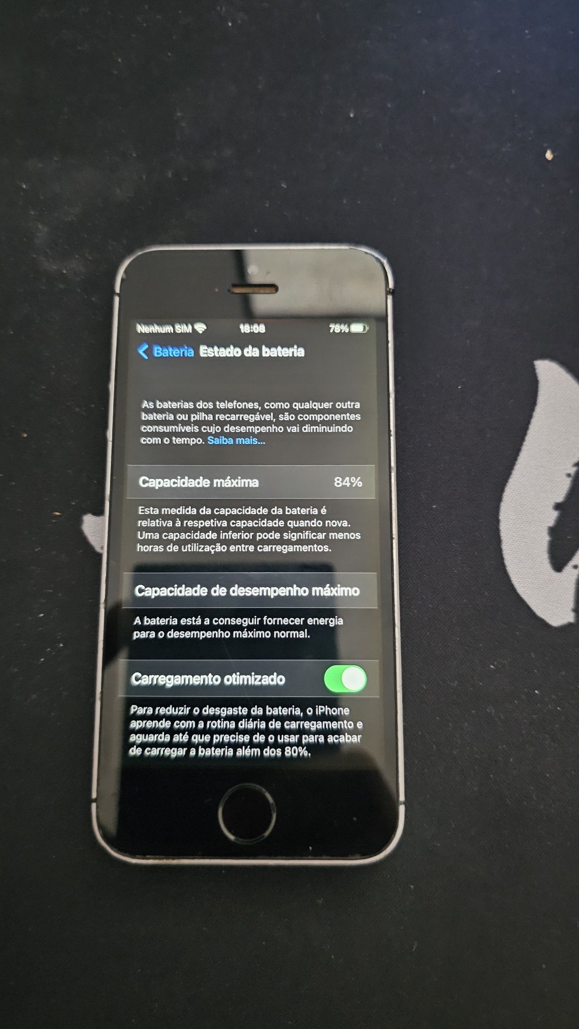 Iphone 5 se  cinza