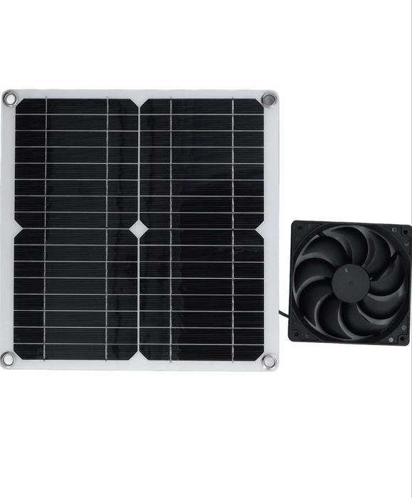 Сонячний вуличний вентилятор